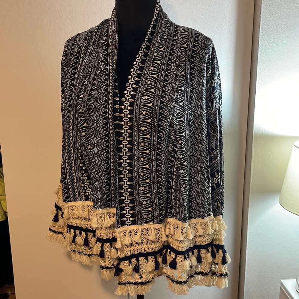 Style Aztec Print Kimono